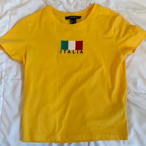 Cropped Italia T Shirt